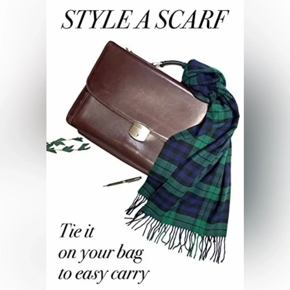 Calvin & Olivia Lightweight UltraSoft Scarf Perfect Holiday Gift for Men & Women